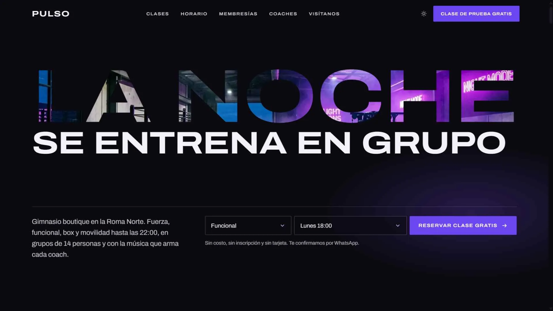 Portada del sitio de Pulso